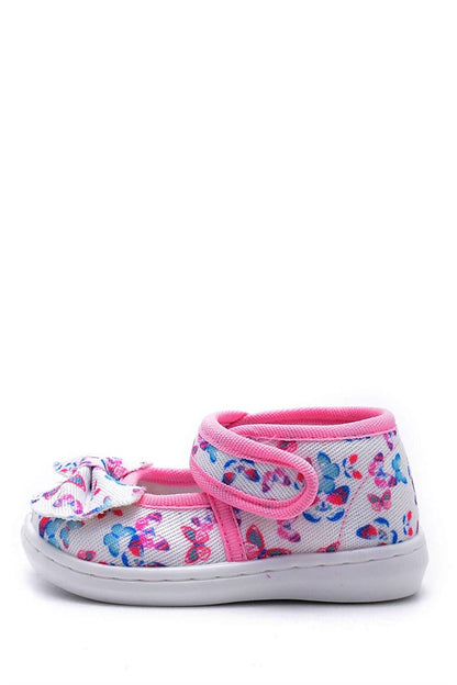 Bowknot Kids Linen Shoes-F-472