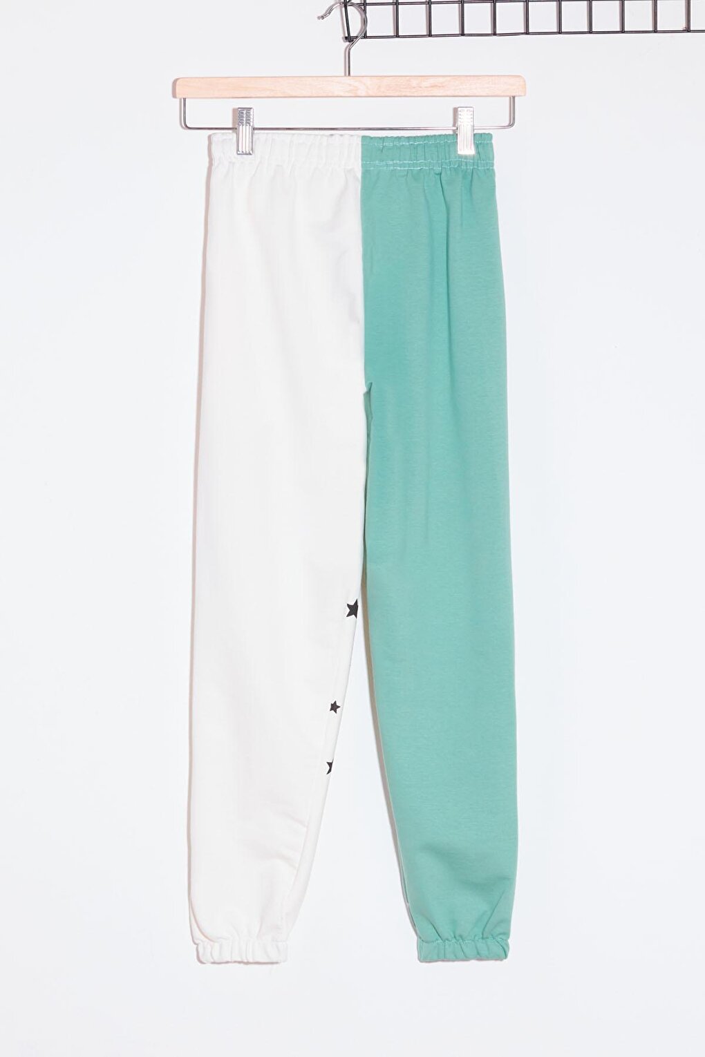 Girl Mint Star Patterned Sweatpants Age 9-16 12898