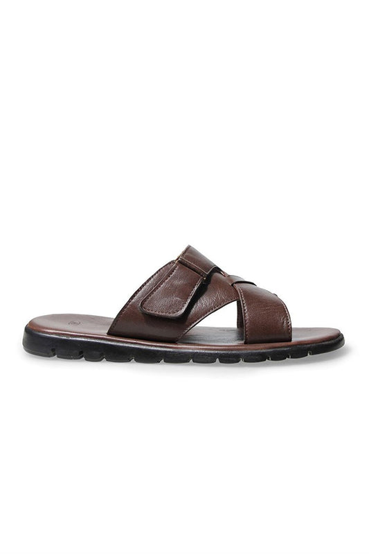 Men's Brown Slippers