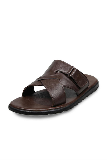 Men's Brown Slippers