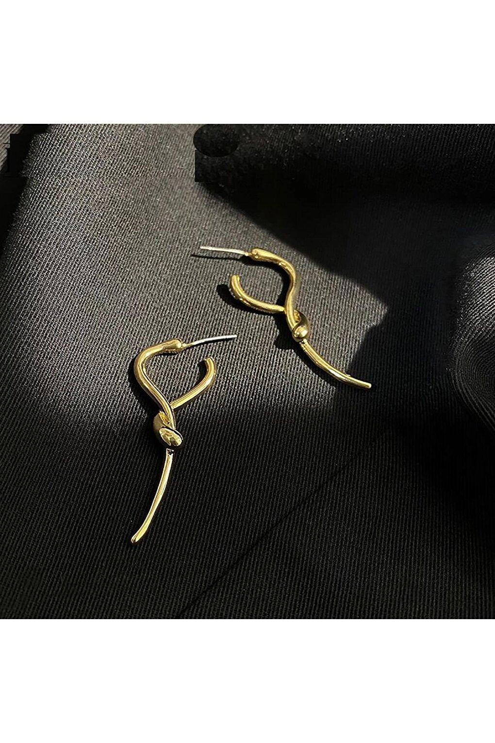 Gold Spiral Earring