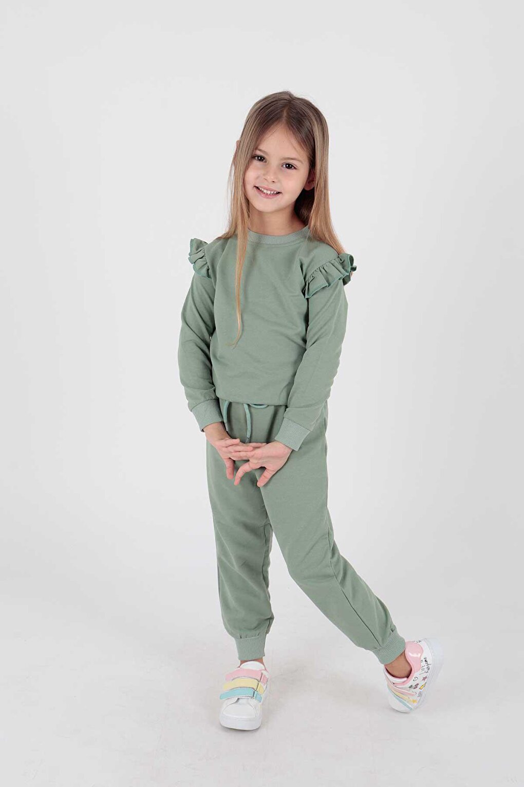 Girl's Frilly Tracksuit Ak2203