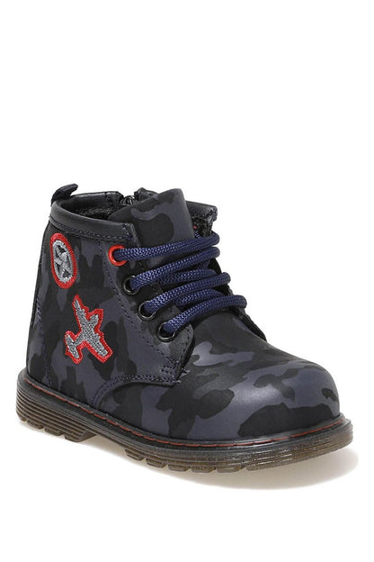 PANZER Navy Blue Boy's Boots