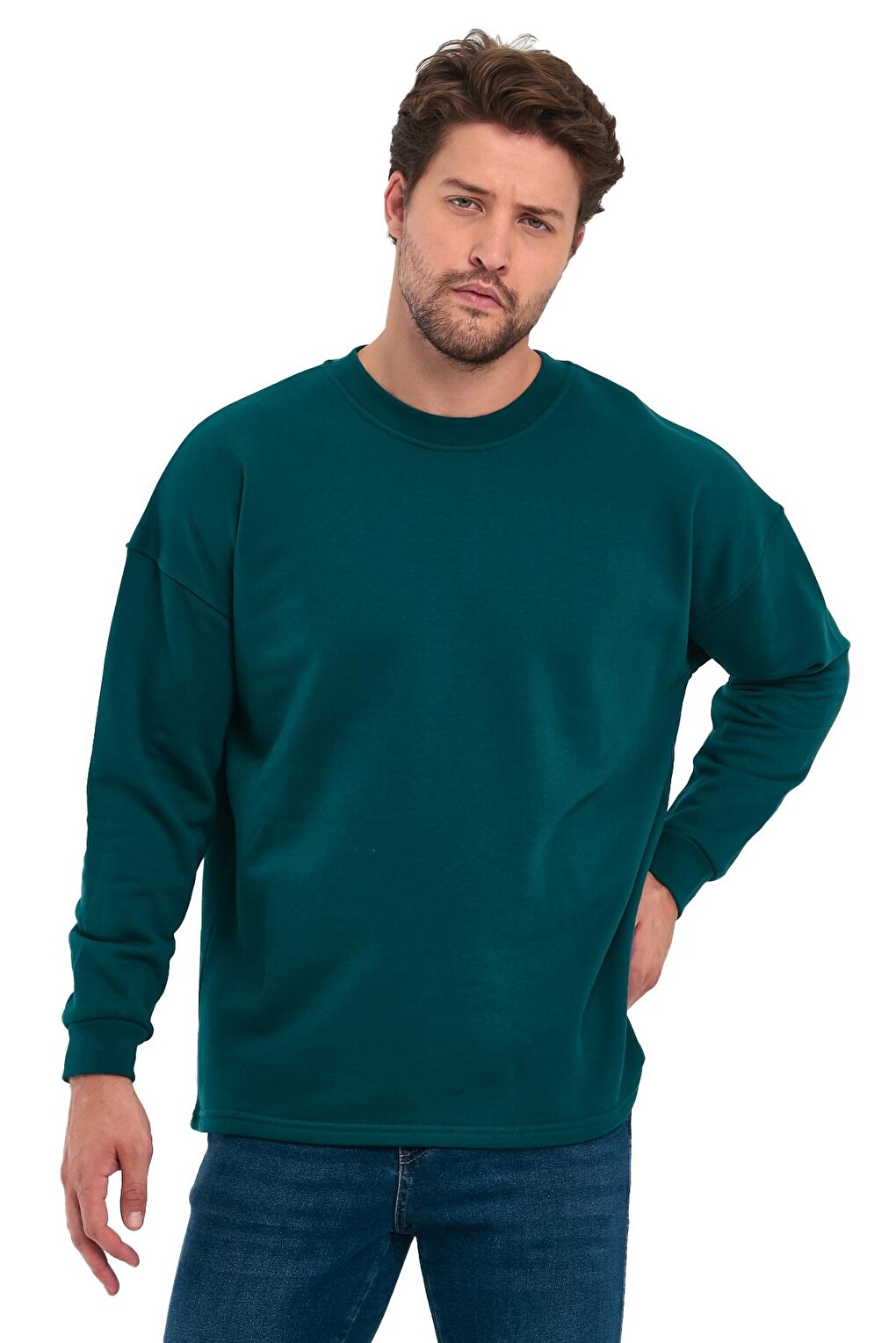 3 Thread Crew Neck Men's Sweatshirt