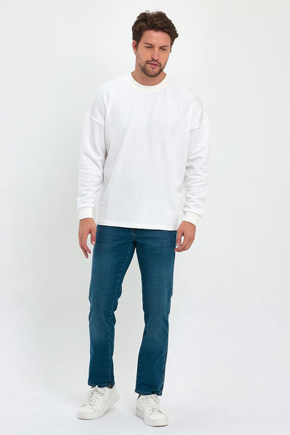 3 Thread Crew Neck Men's Sweatshirt