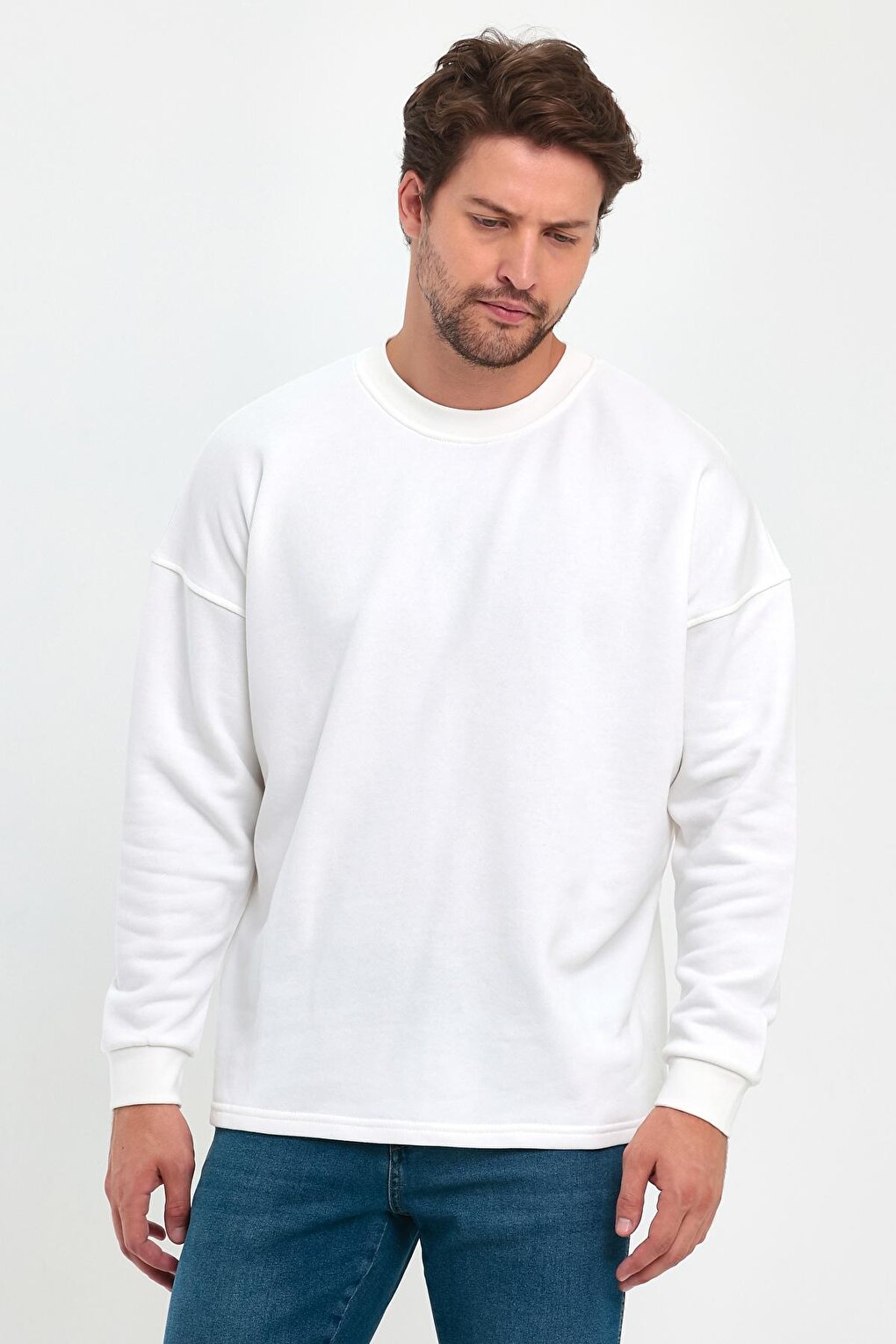 3 Thread Crew Neck Men's Sweatshirt