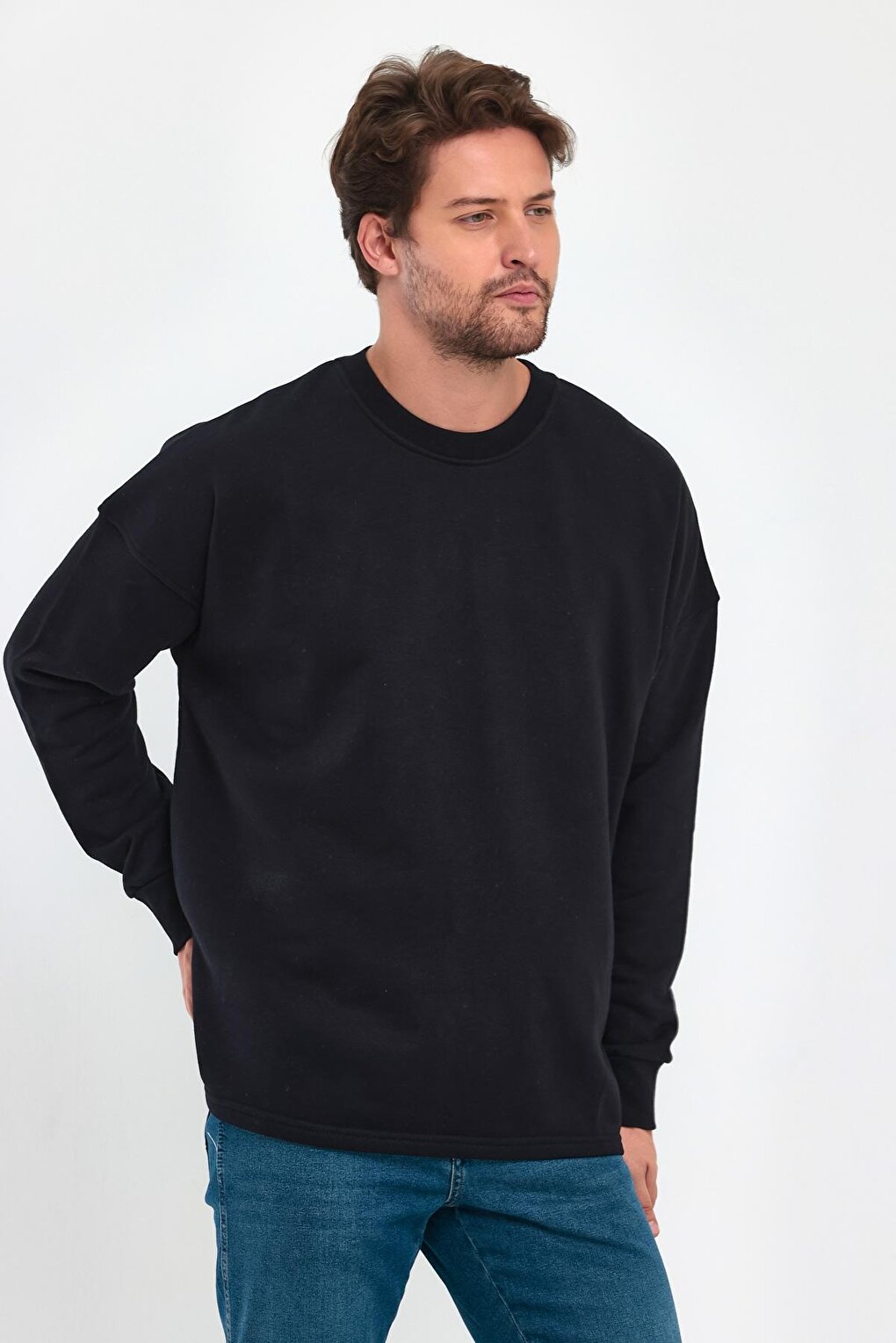 3 Thread Crew Neck Men's Sweatshirt