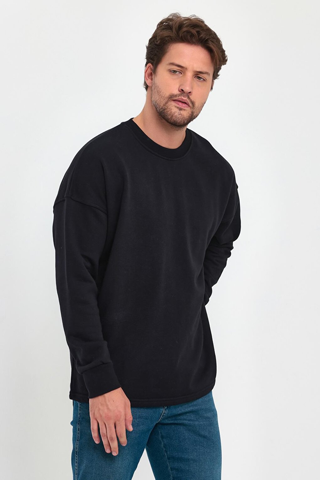 3 Thread Crew Neck Men's Sweatshirt