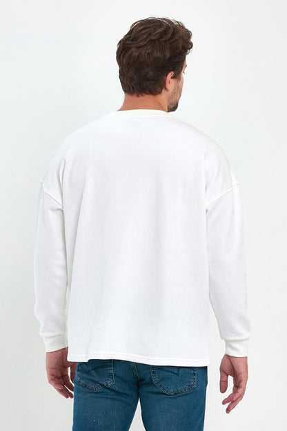 3 Thread Crew Neck Men's Sweatshirt