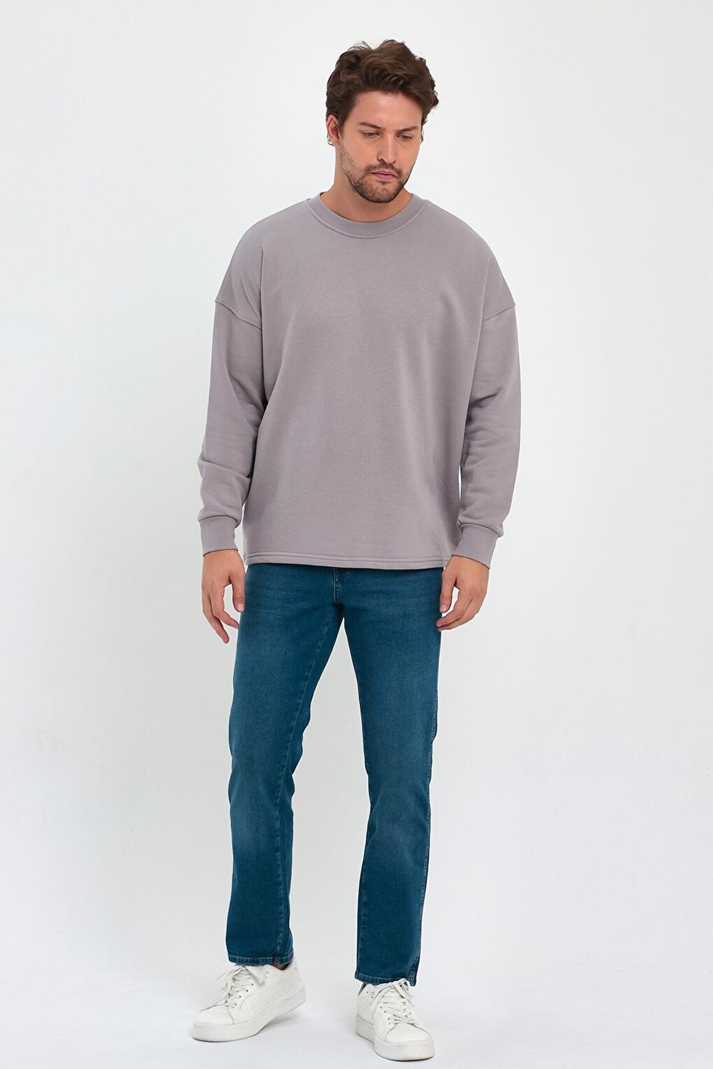 3 Thread Crew Neck Men's Sweatshirt