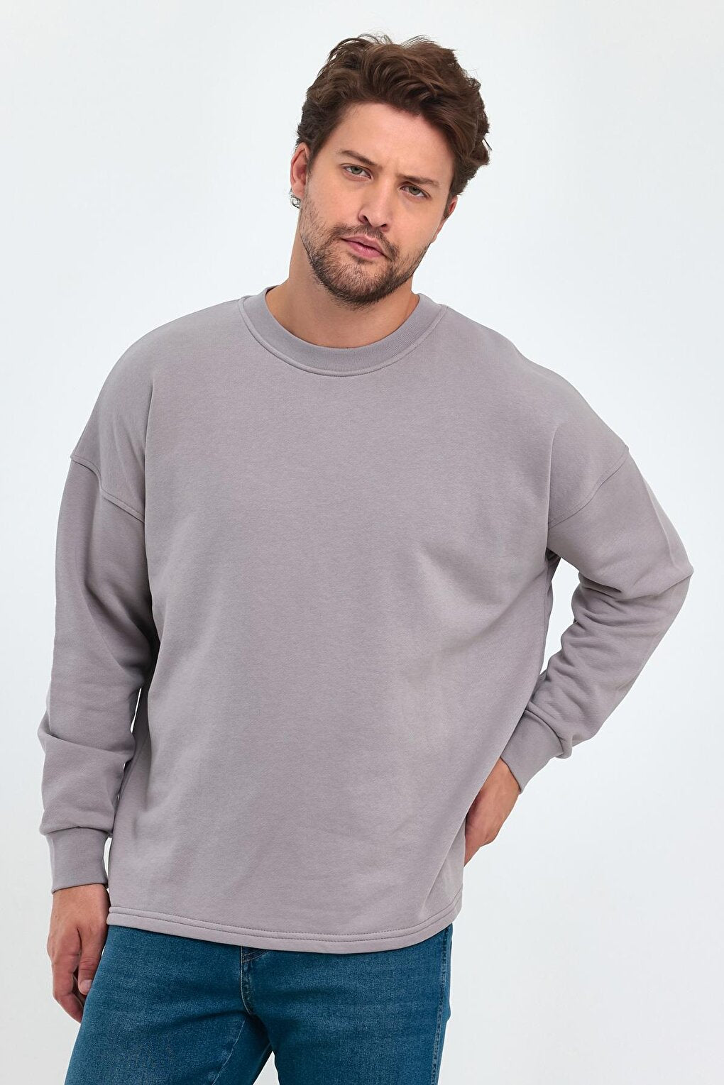 3 Thread Crew Neck Men's Sweatshirt