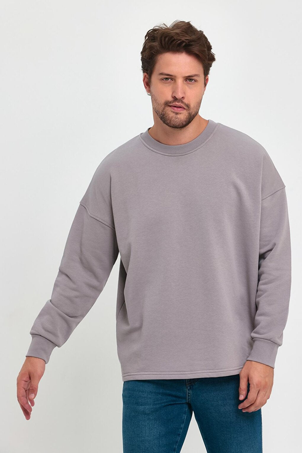 3 Thread Crew Neck Men's Sweatshirt