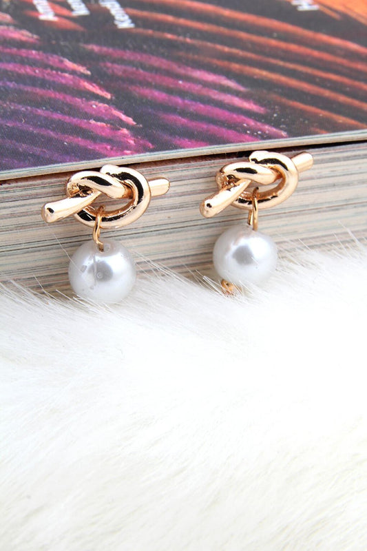 Pearl Knot Earring