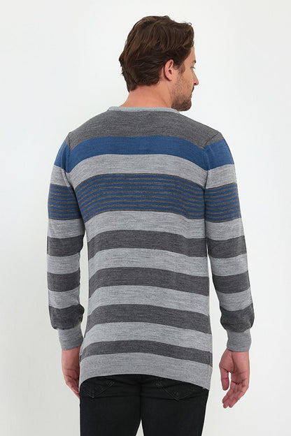 Striped Knitwear Men's Sweater