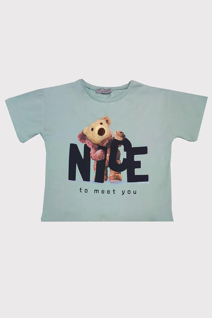 Girl's Teddy Bear Meet You T-Shirt