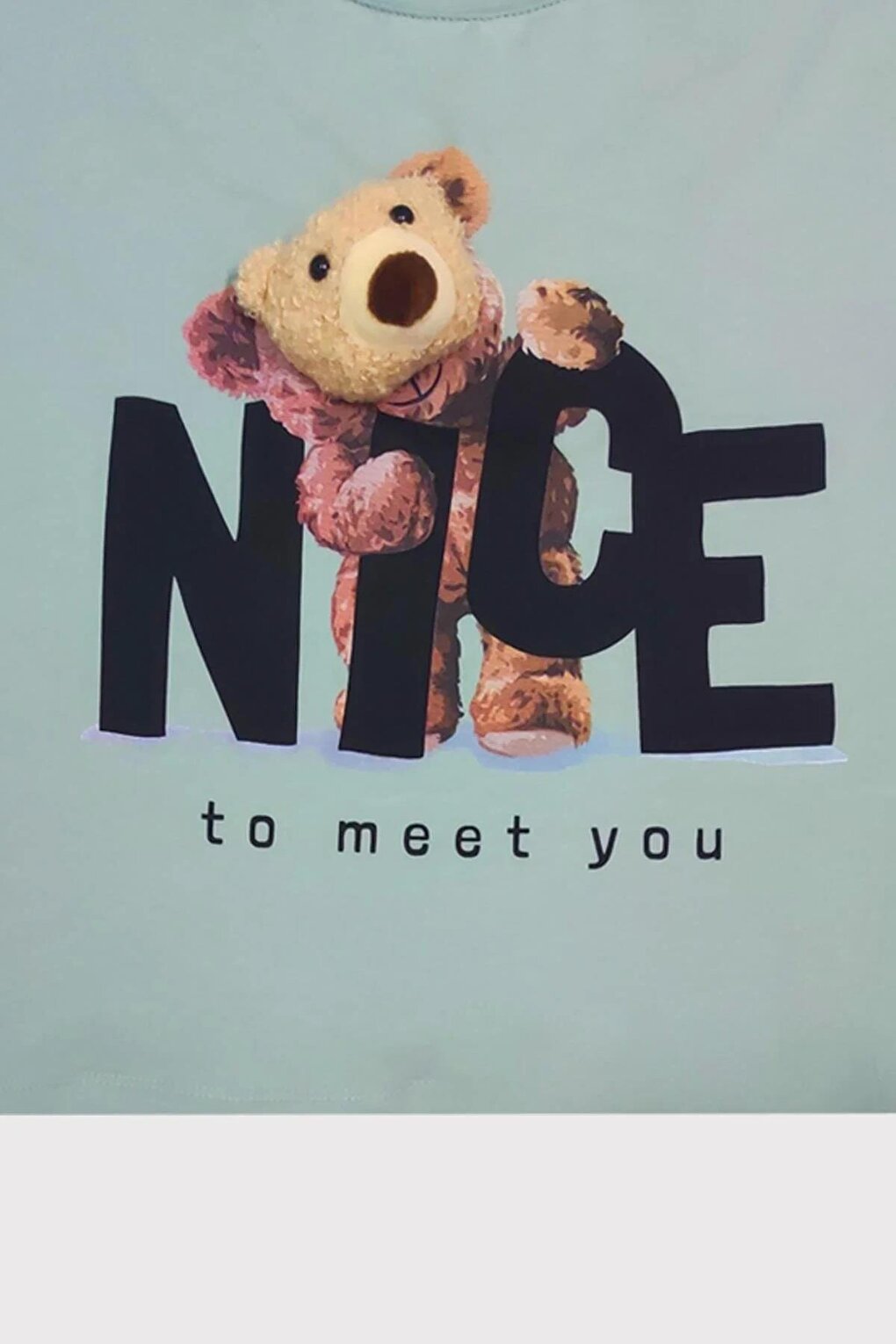 Girl's Teddy Bear Meet You T-Shirt