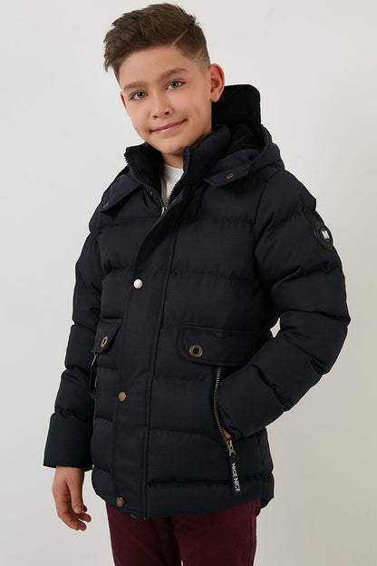 Plush Lined Hooded Coat 6031879