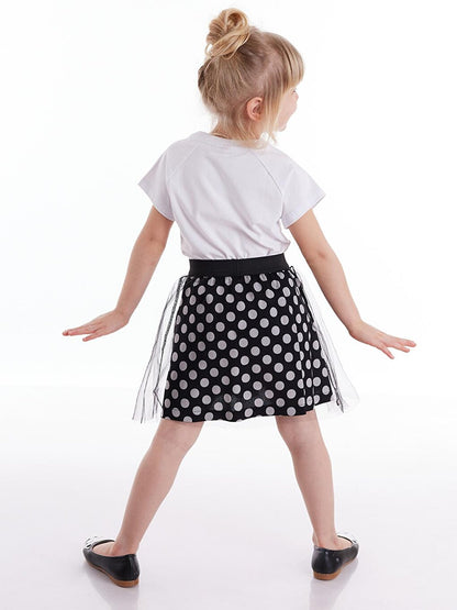 Polka Dot Cat Girl Skirt Set