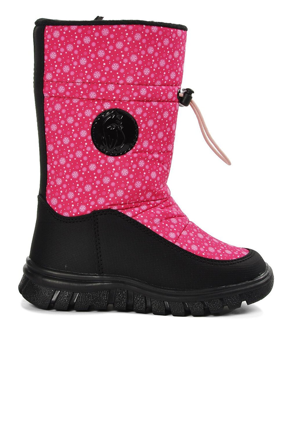 Maria-P Fuchsia Fleece Kids Snow Boots