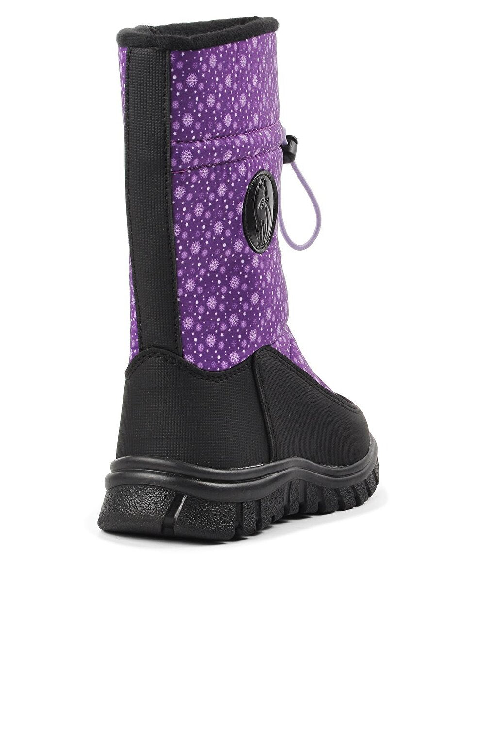 Maria-P Purple Fleece Children's Snow Boots