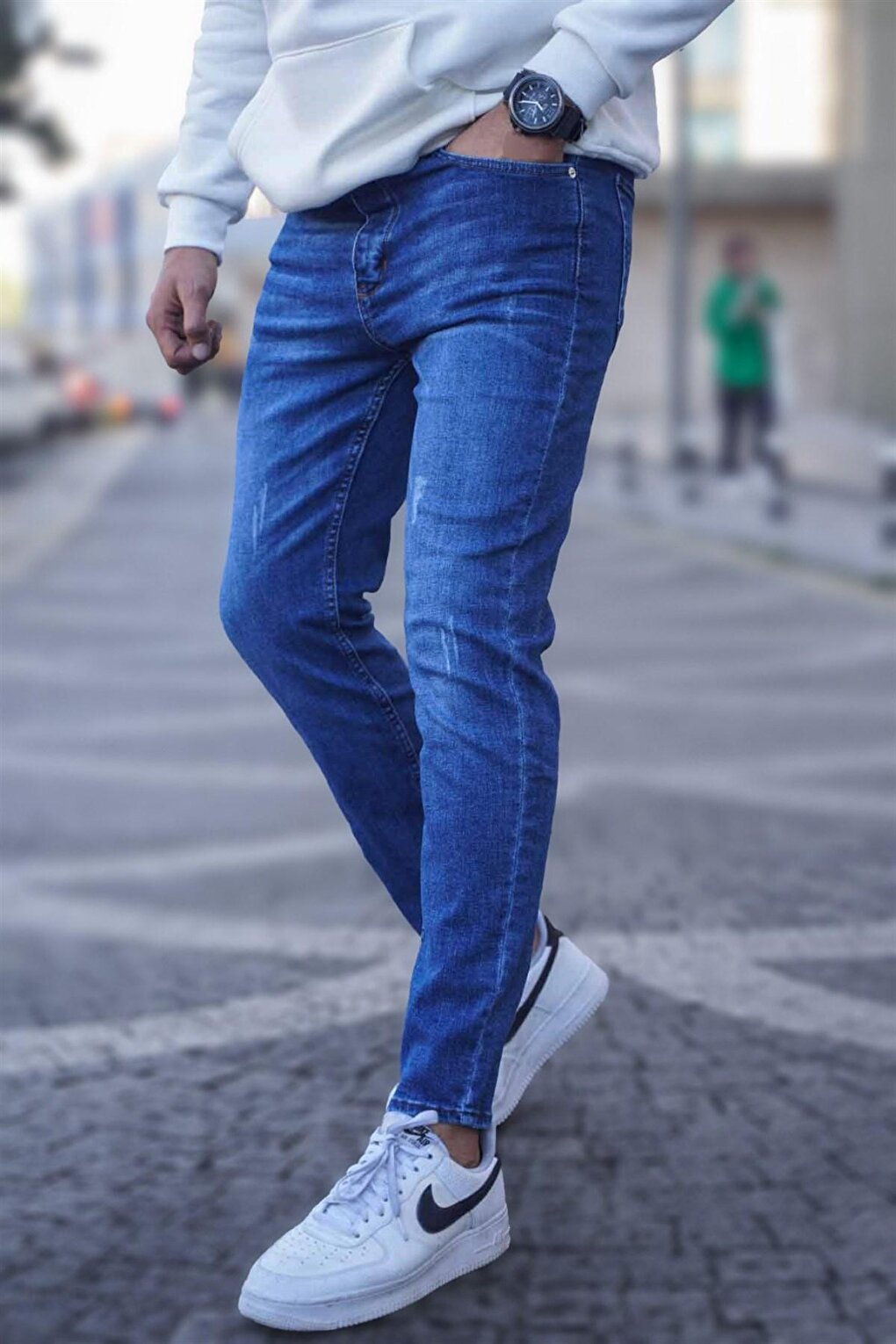 Dark Blue Skinny Fit Jean