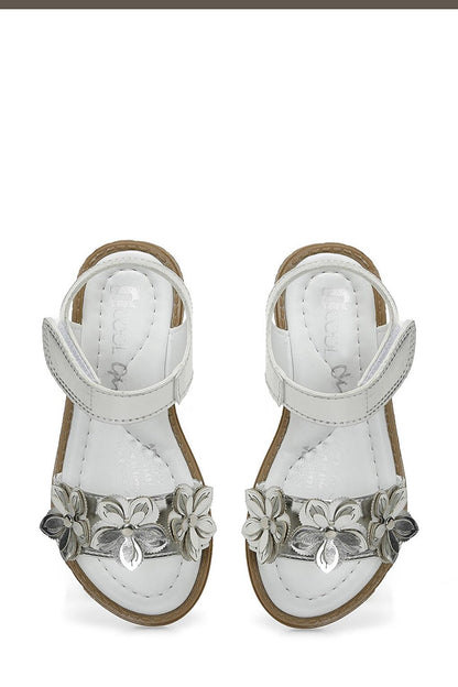 APE.P 4FX Silver Girls' Sandals