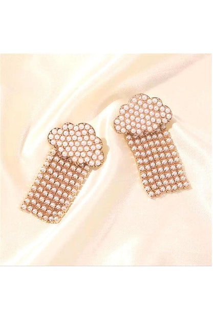 Pearl Cloud and Rain Earrings