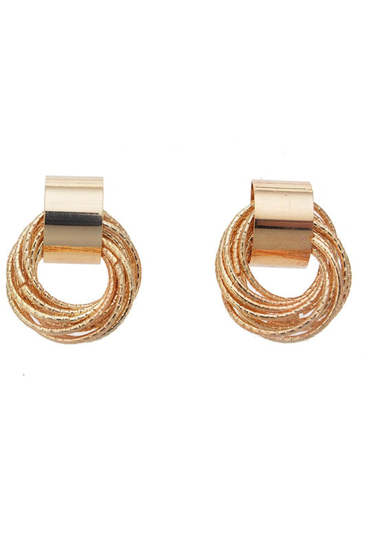 Gold Hoops Earring