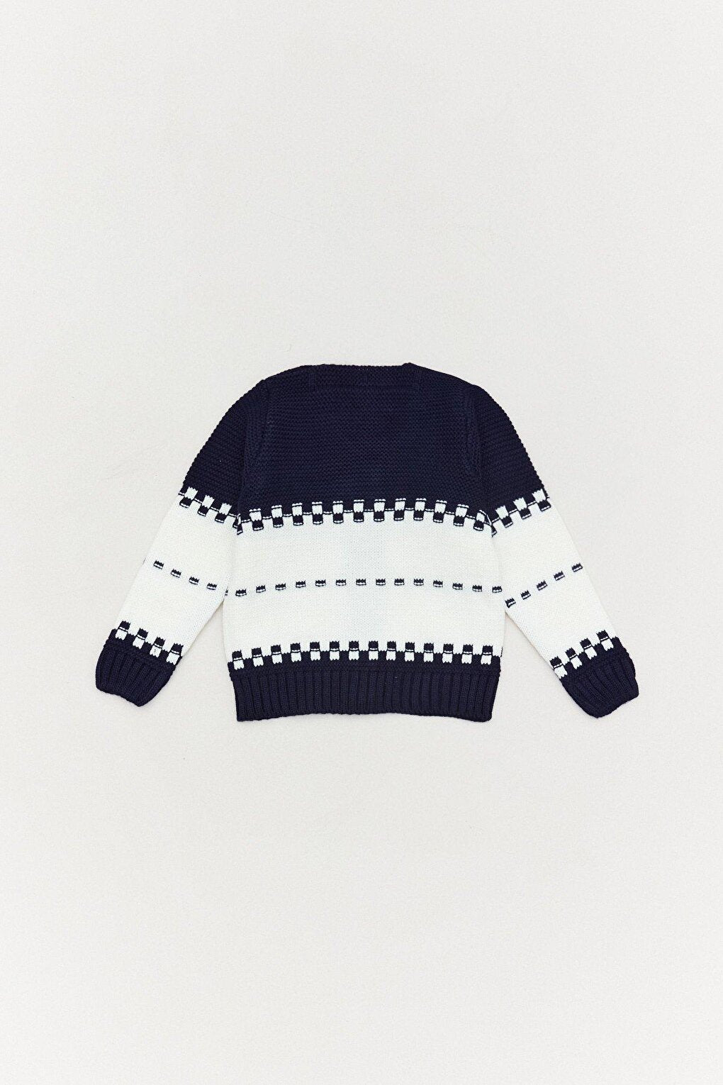 Boy's Knitwear Cardigan with Car