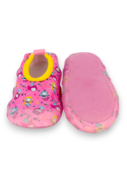 Mermaid Pink Girl's Non-Slip Sole Sea Shoes-F-7041