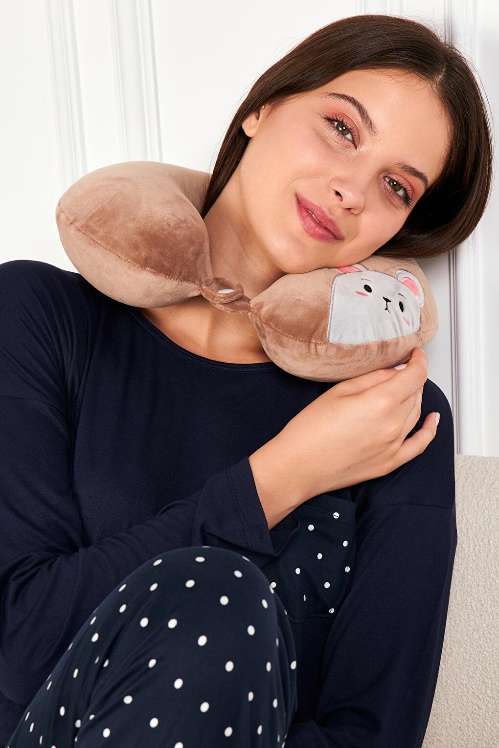 A Lovely Hamster Neck Pillow