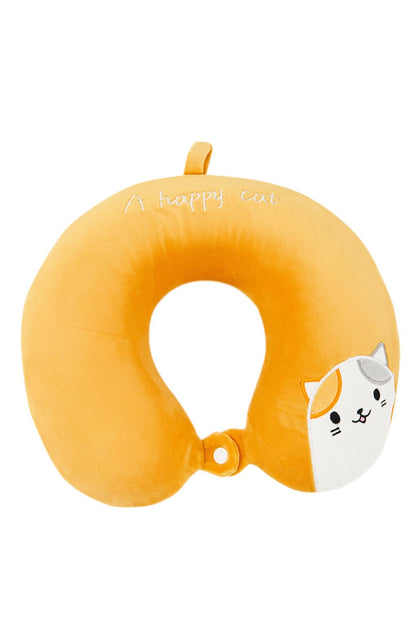 A Happy Cat Neck Pillow