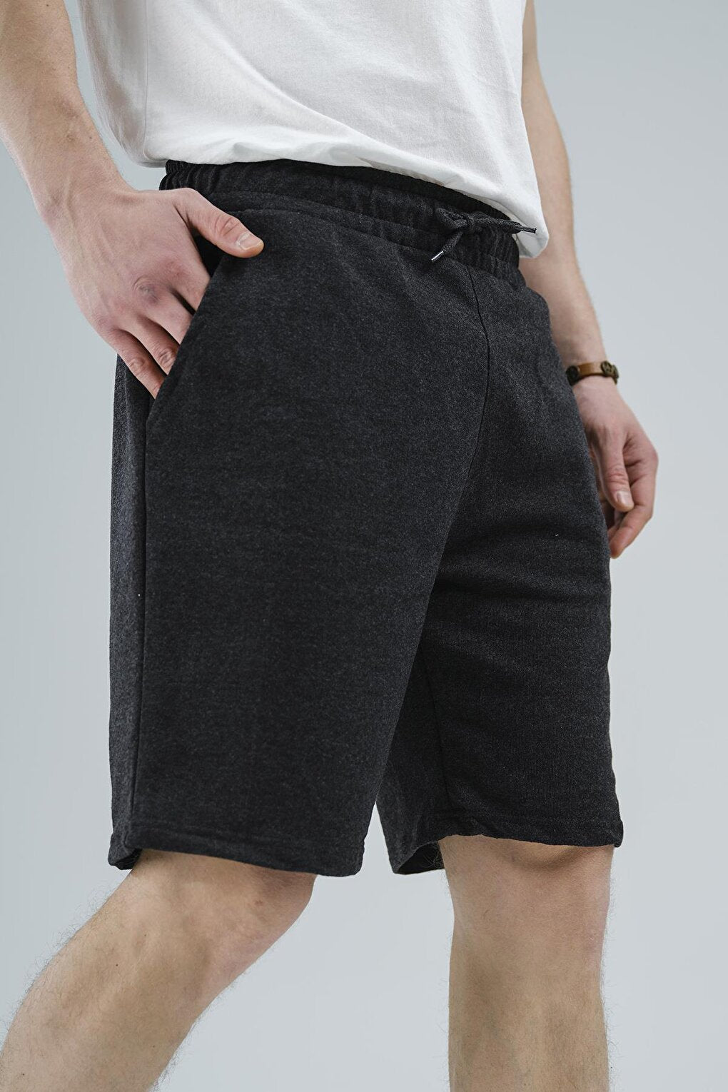 Unisex Basic Combed Cotton Shorts Capri