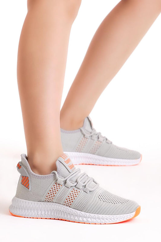 Unisex Ice Orange Sneakers Tbidl