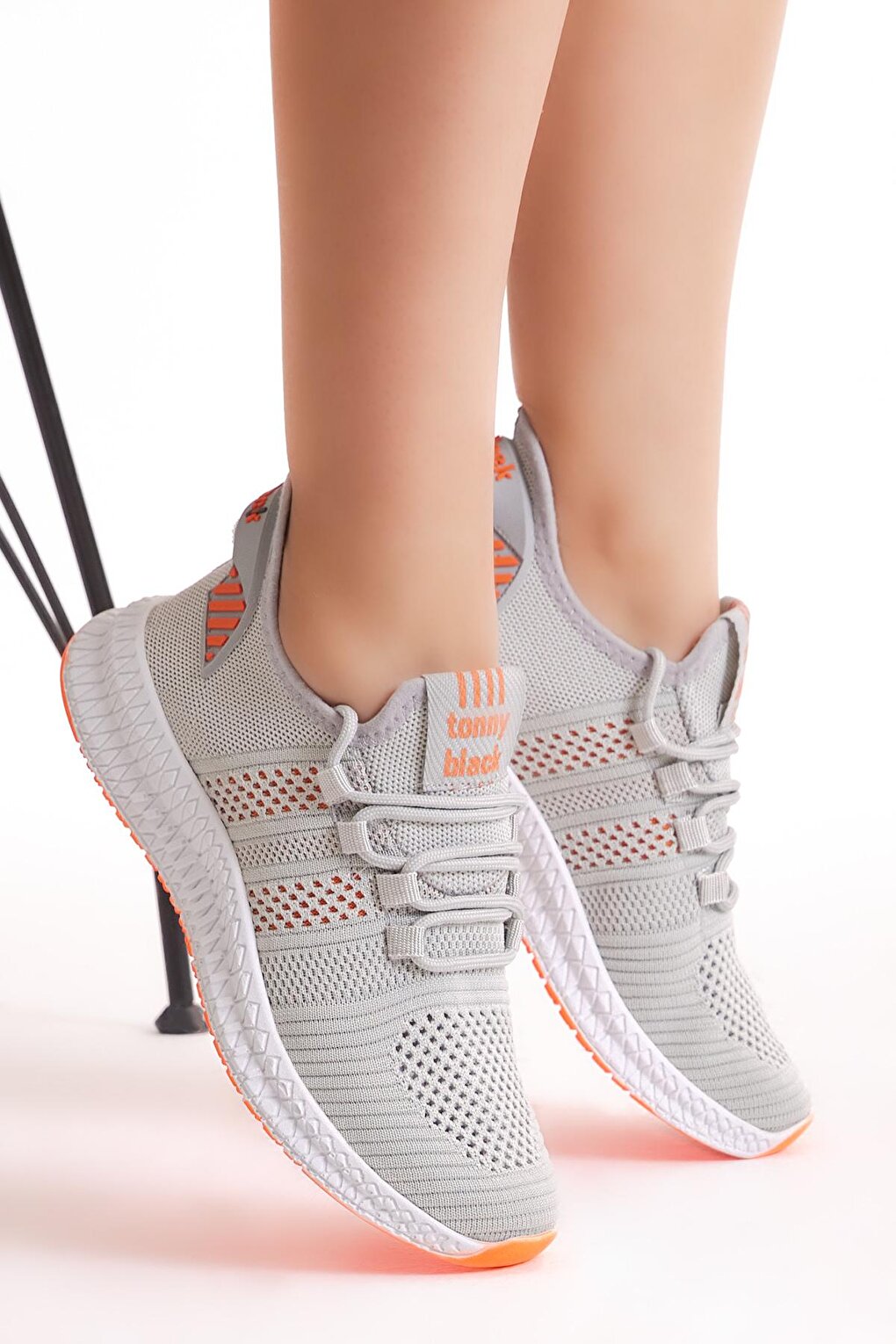 Unisex Ice Orange Sneakers Tbidl