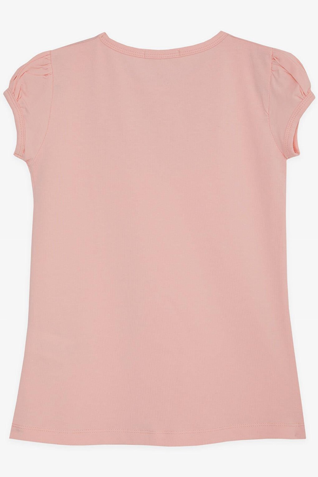 Girl's T-Shirt Guipure Salmon (4-8 Years)