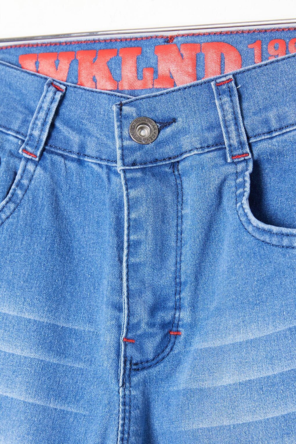 Blue Boy's Lycra Jean Trousers 16241