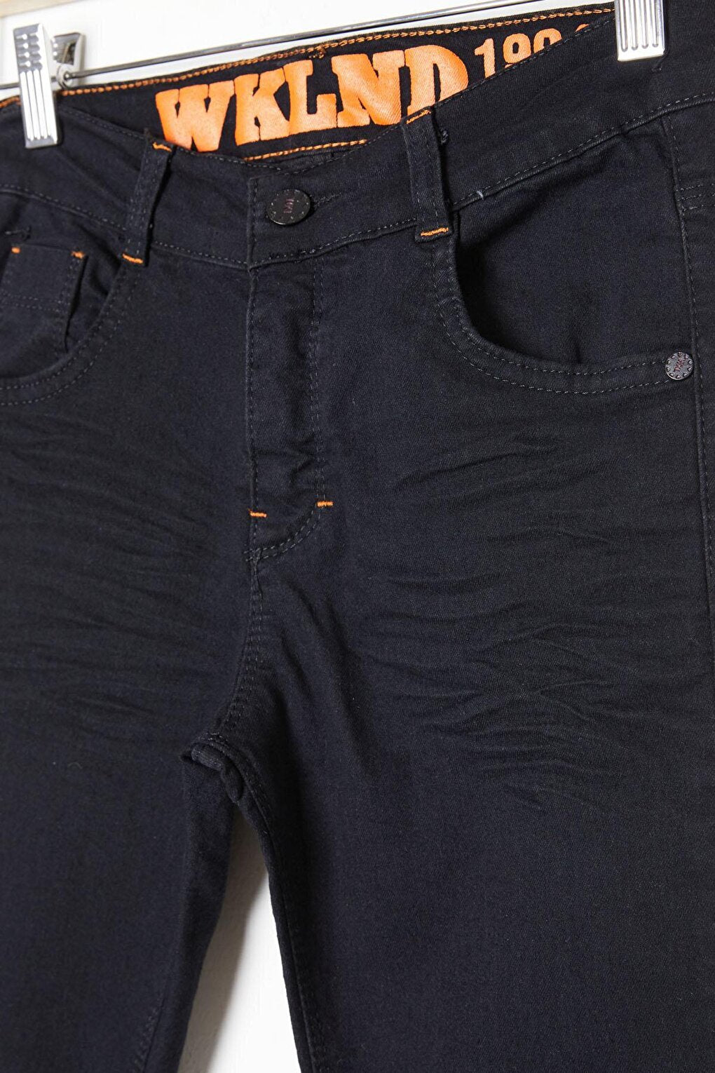 Black Boy's Lycra Jean Trousers 16240