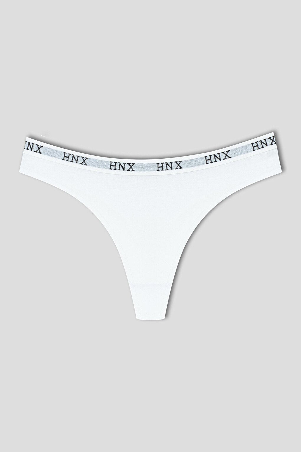 Cotton Basic Women's Thong Panties with Elastic Waist 5-pack