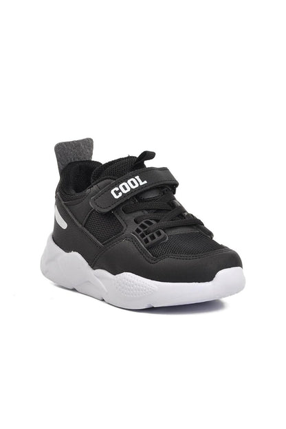 Lero-P Black Mesh Children's Sports Shoes