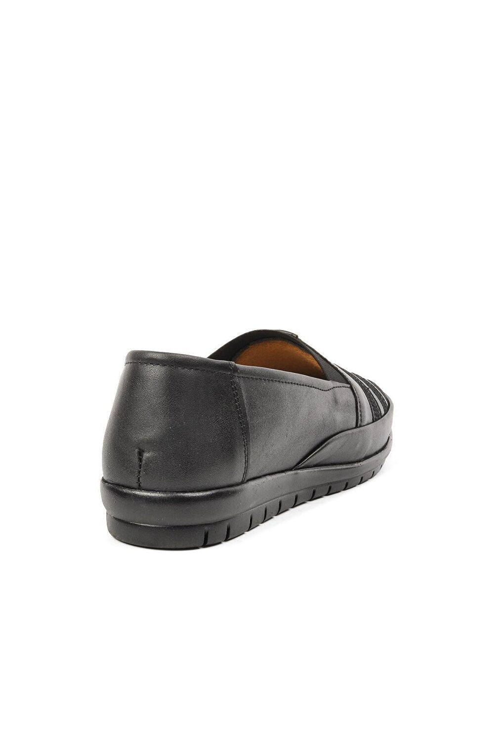 151 Black Inside Out Genuine Leather Women Casual Shoes