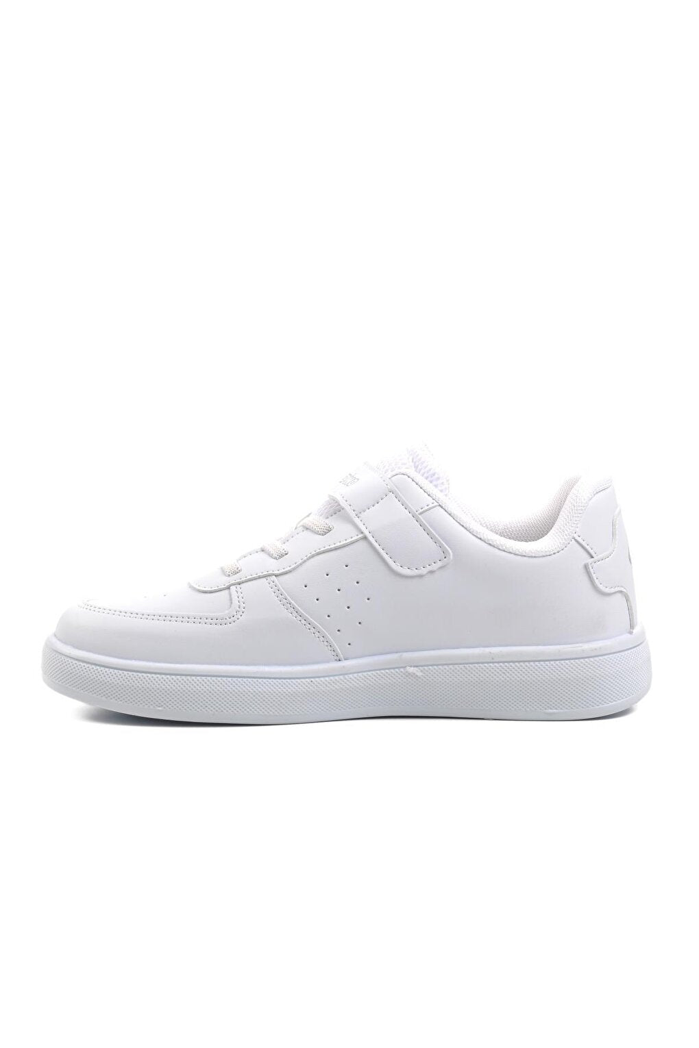 White Velcro Boy Sneaker 964-1-F