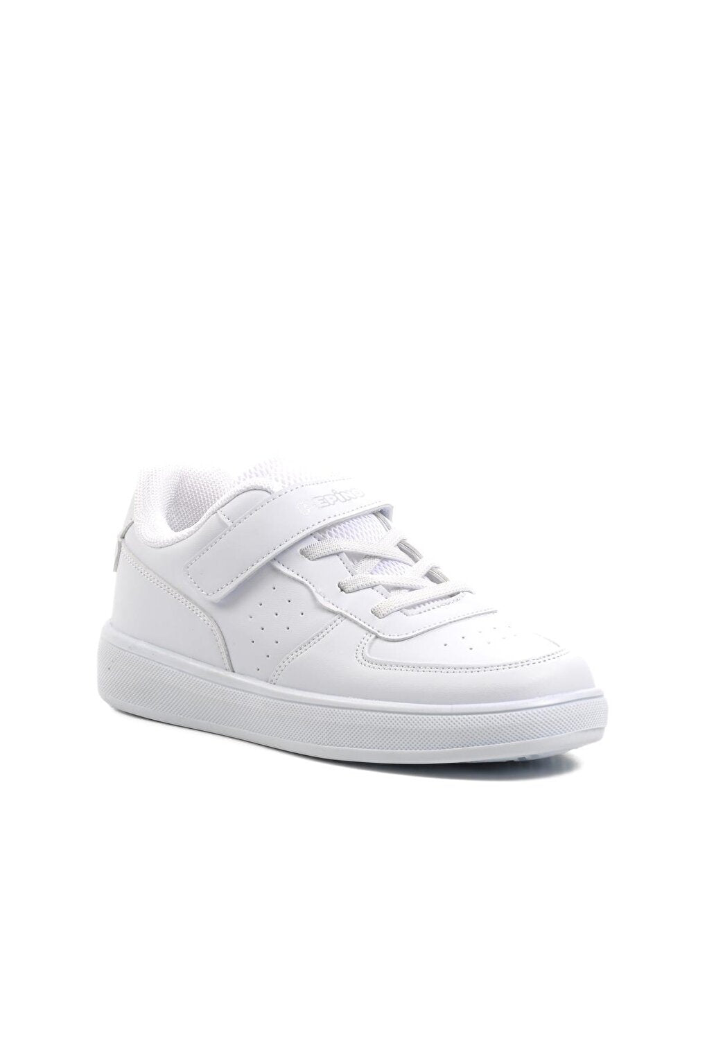 White Velcro Boy Sneaker 964-1-F