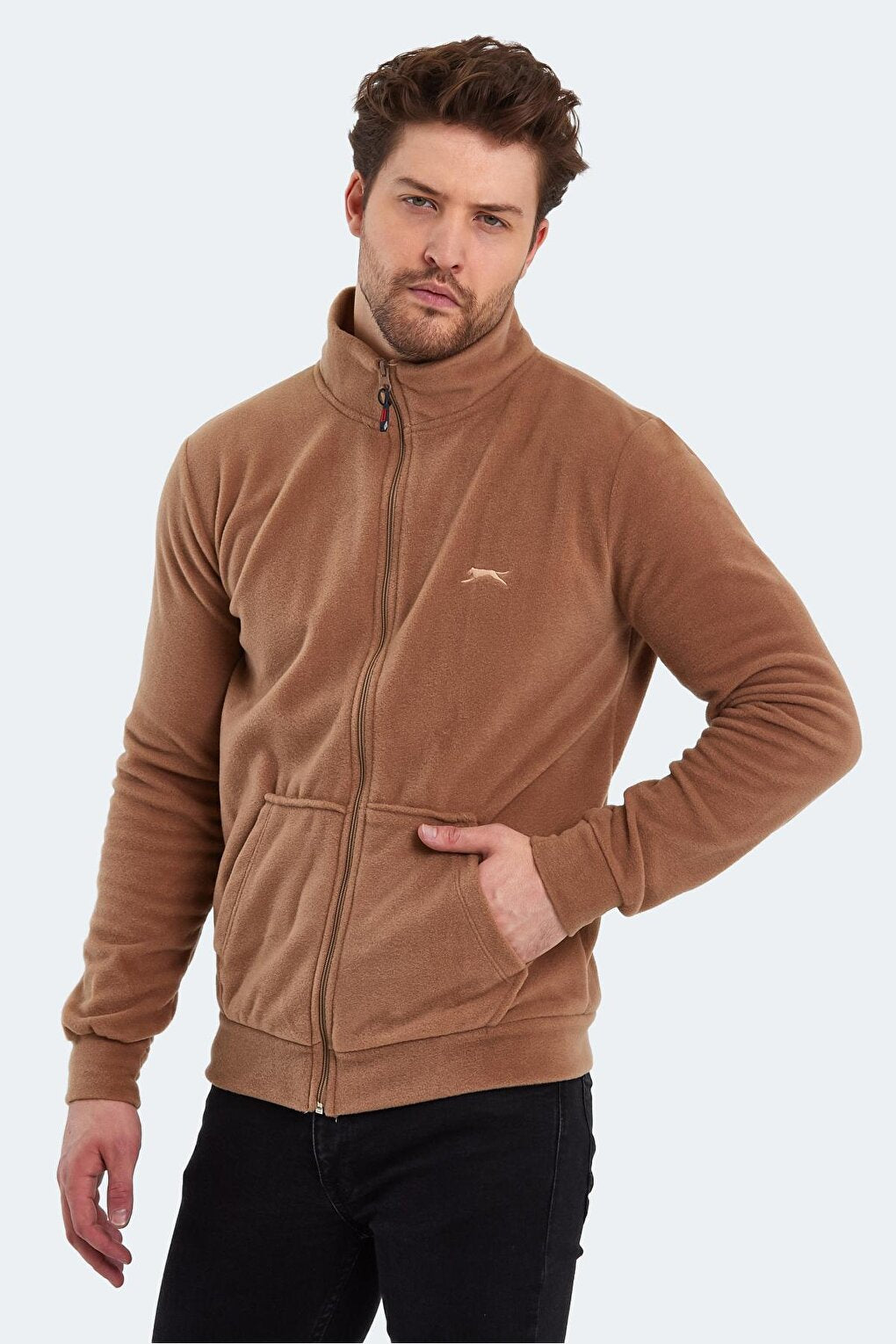 SANSA Men's Fleece Light Brown