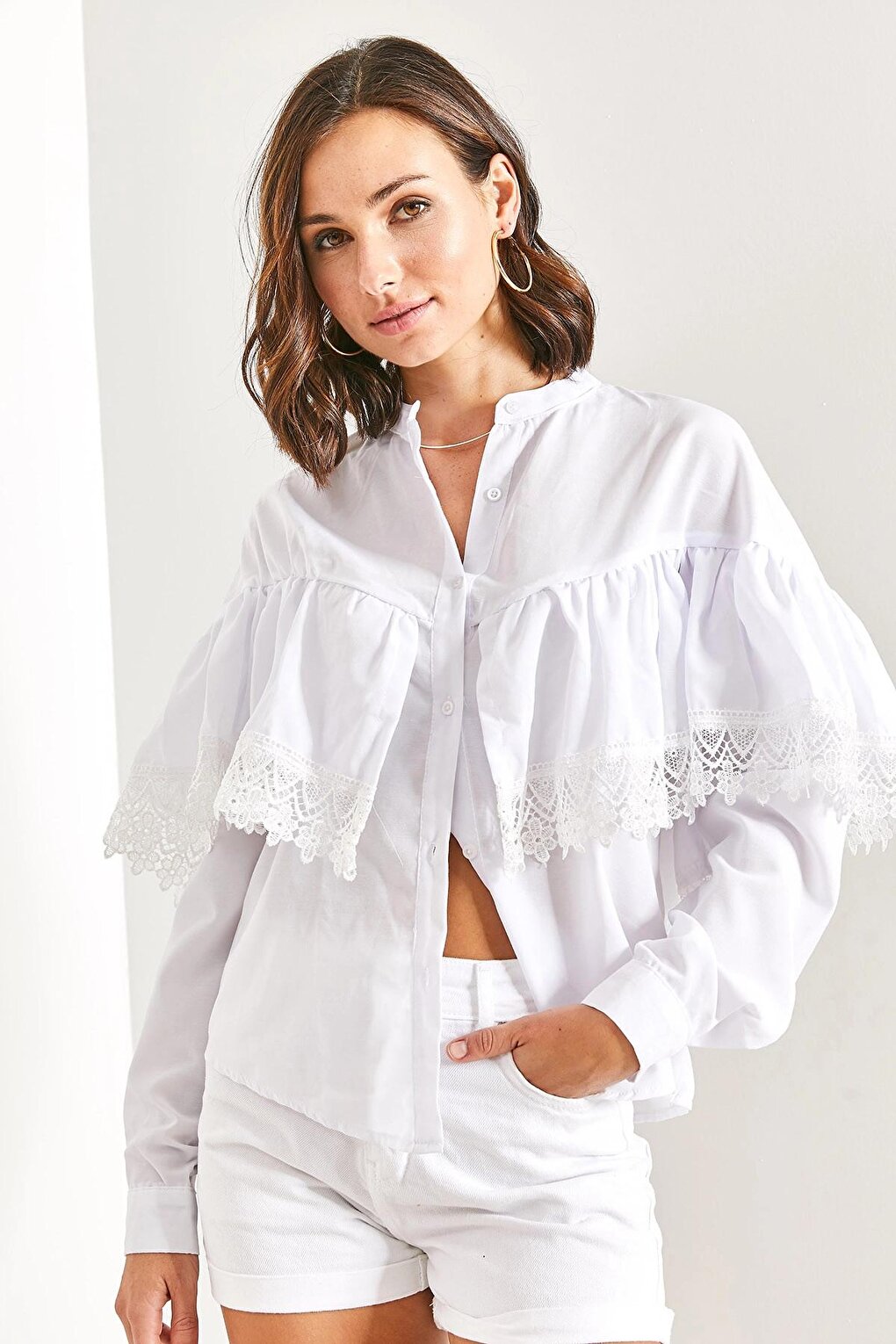 Women's Lace Shirt 4689