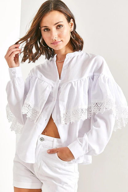 Women's Lace Shirt 4689