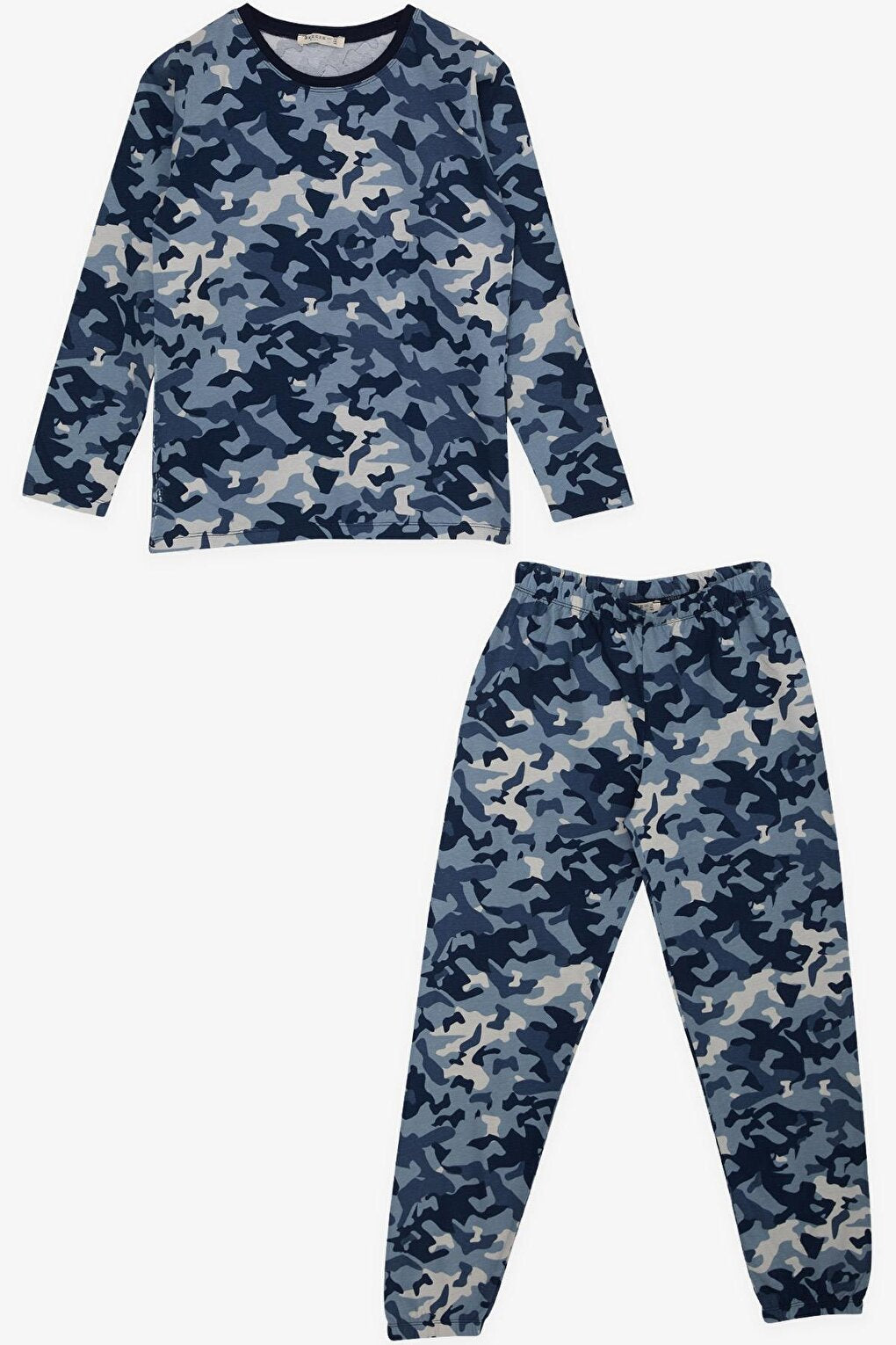 Boy's Pajama Set Camouflage Patterned Mixed Color (Age 9-11)