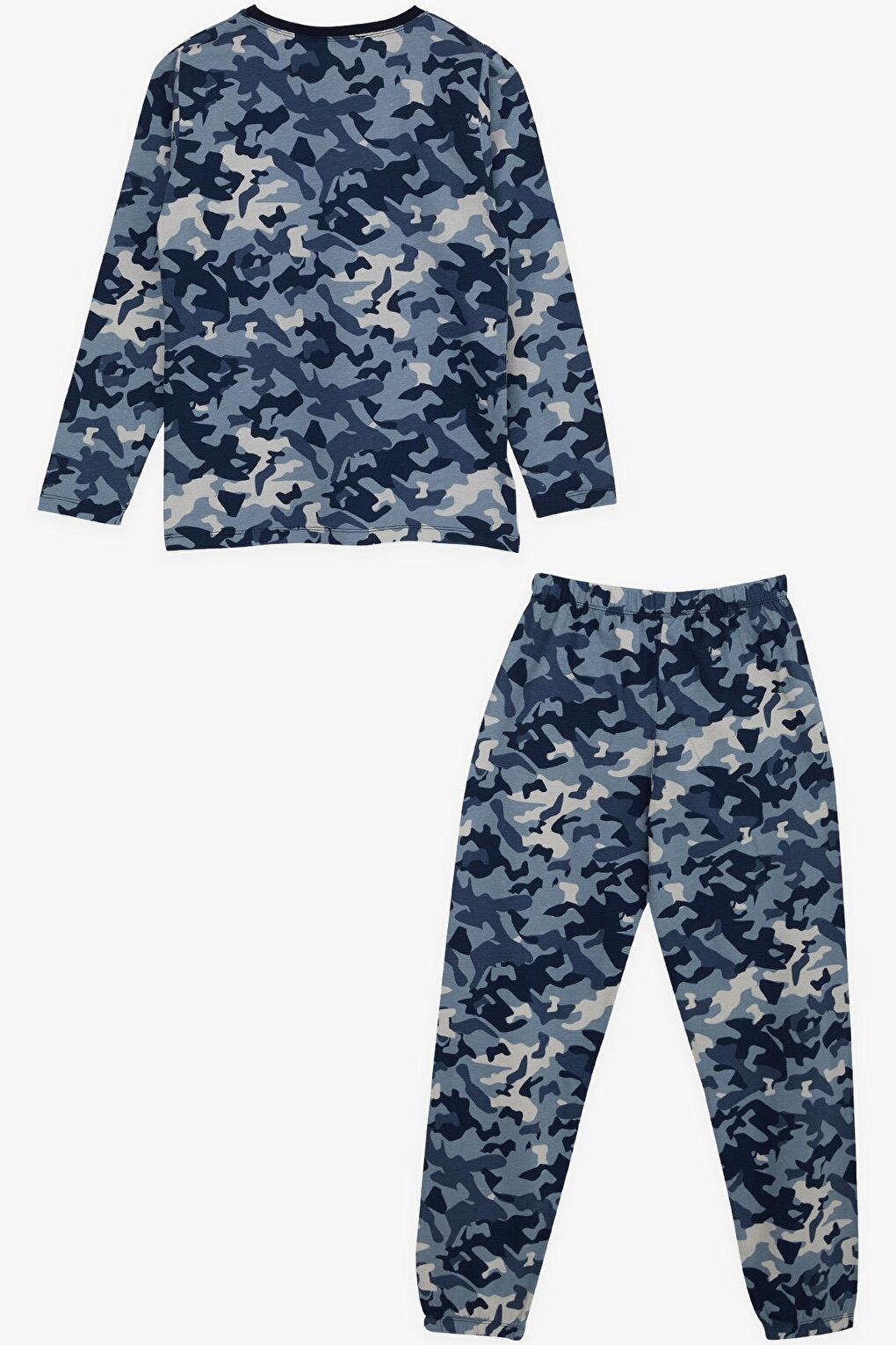 Boy's Pajama Set Camouflage Patterned Mixed Color (Age 9-11)