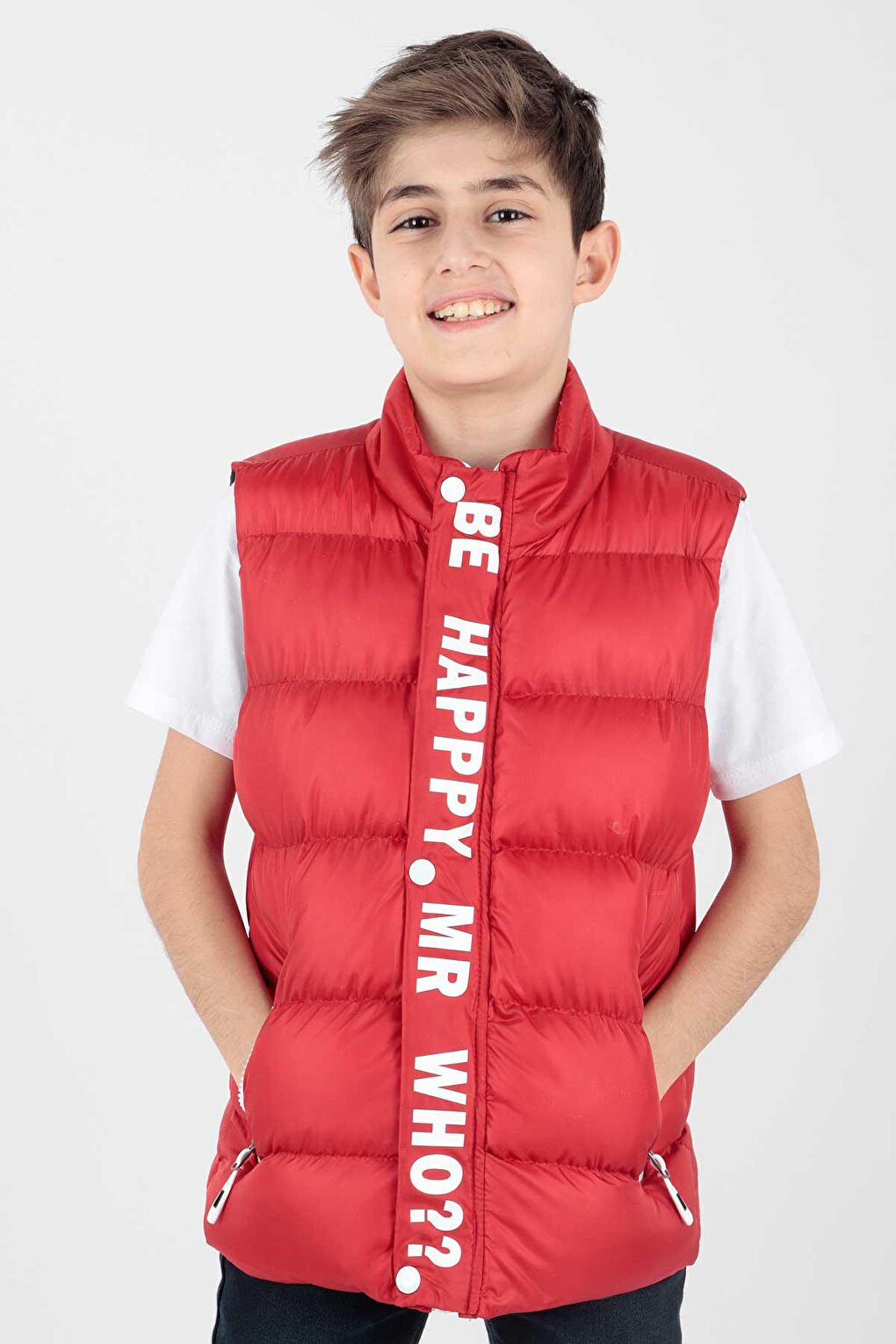 Kids Boy's Vest Boy's Inflatable Vest Happy Printed Ak1006