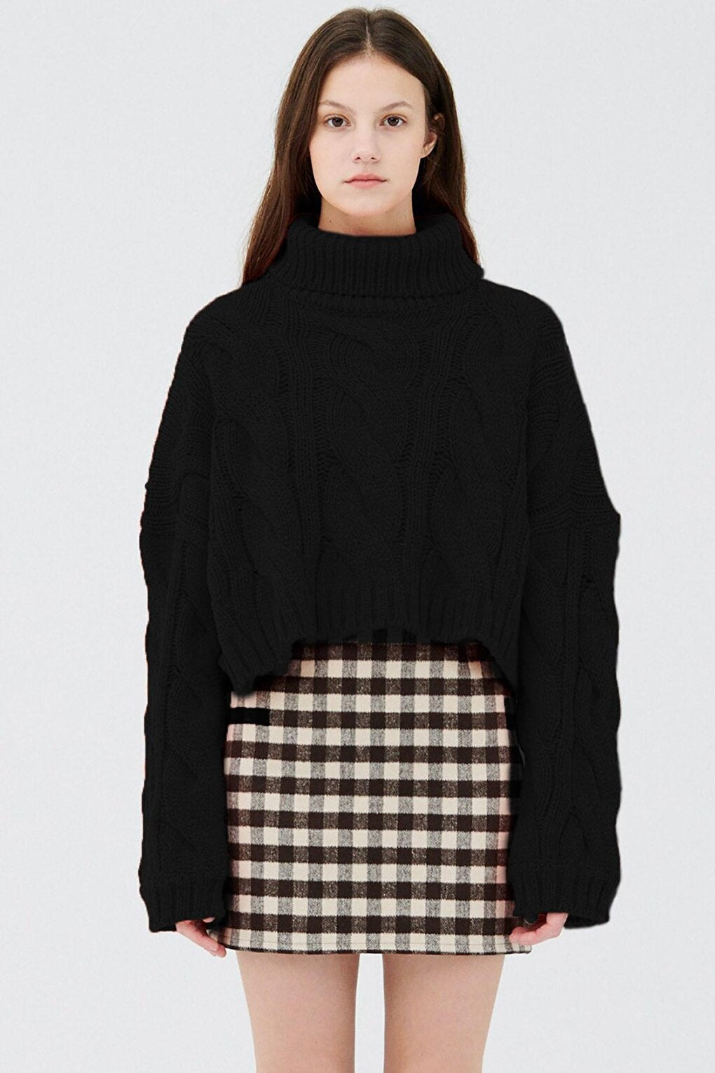 Black Turtleneck Sweater